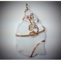 White Sea Glass - 2078