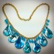 Blue Abalone Necklace - 2284