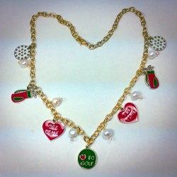 Love to Golf Necklace - 2337